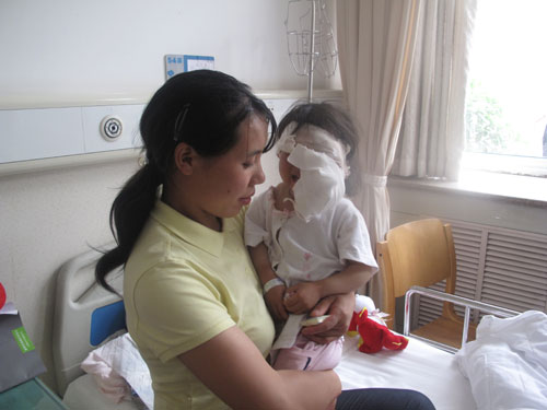 陜西第四軍醫大學口腔醫院愛心救助4歲女童