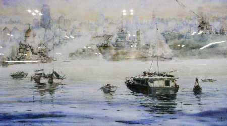 100個(gè)山東名勝古跡繪畫作品展開展