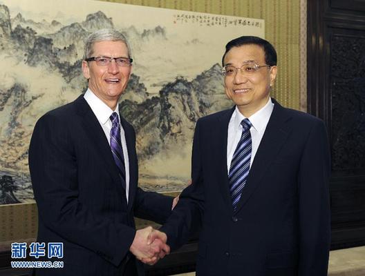 李克強(qiáng)會(huì)見(jiàn)美國(guó)客人