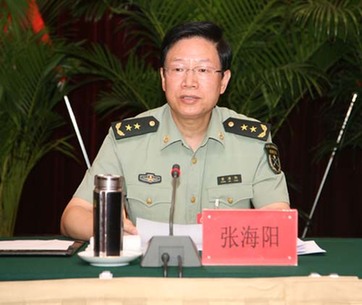 張震之子張海陽(yáng)任二炮政委：首對(duì)父子上將