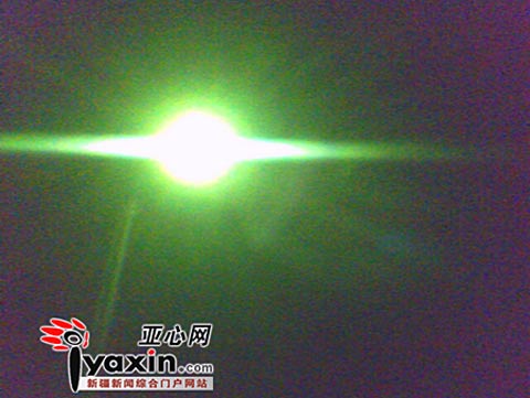 新疆11日出現(xiàn)不明飛行物