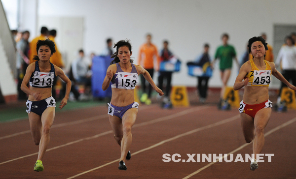 全國室內(nèi)田徑錦標賽成都站開賽