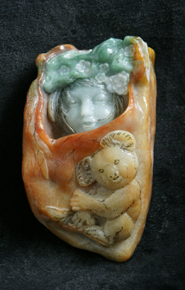 把廢石變寶貝的玉雕大師