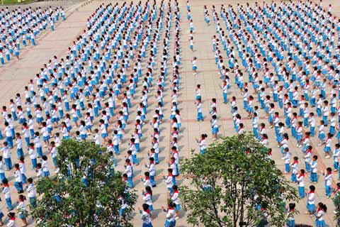 湖北恩施：校園廣推素質(zhì)教育 民族文化百花齊放(組圖)