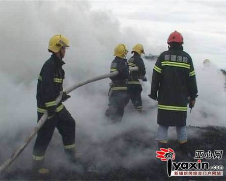 五家渠番茄制品公司大火 消防官兵保護千萬元財產