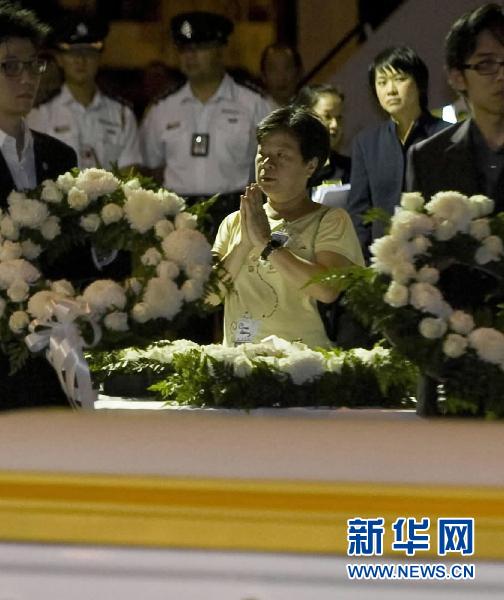 遇難香港同胞遺體返港