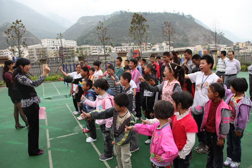 汶川特教開學典禮：“我能！我行！我最棒！”