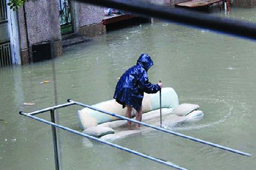 1個月來全國14座城市被淹