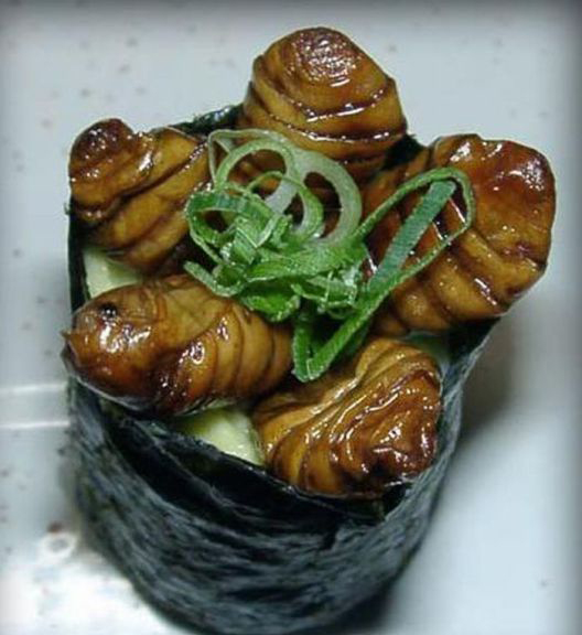 重口味:昆蟲壽司你敢吃嗎?
