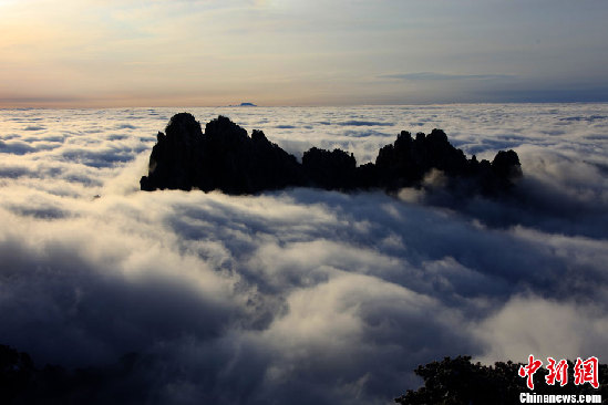 黃山迎來今冬首場降雪