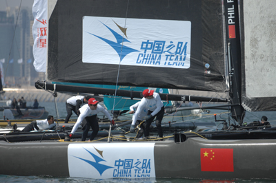 2012國際極限帆船系列賽青島站比賽結(jié)束