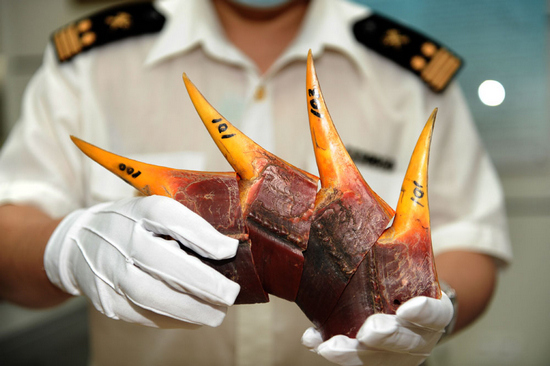 深警查獲多宗粵港跨境走私案 繳獲159個鶴頂紅頭骨