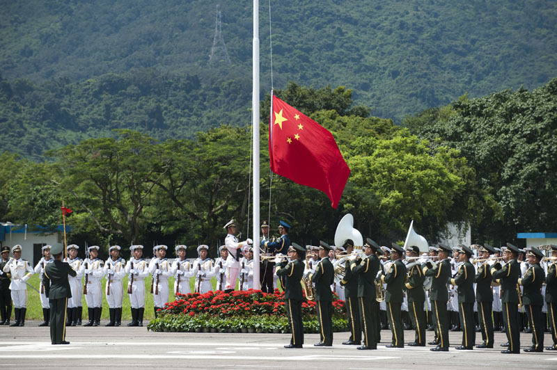 高清：駐港部隊(duì)舉行“軍營開放日”活動