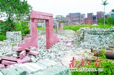 東莞清代名園道生園被拆 當地四大名園僅剩可園