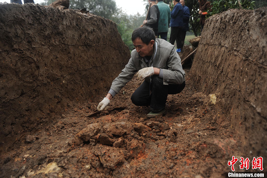 重慶銅梁縣公路施工發現涂山窯系窯址遺跡