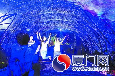 2013園博苑燈光旅游節28日啟動 周六去賞3D燈光秀