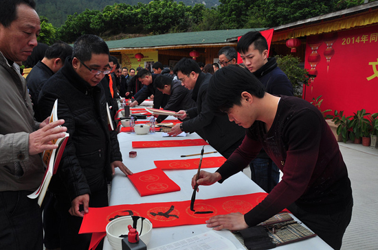 同安:文化走進企業,勞模喜收祝“福”