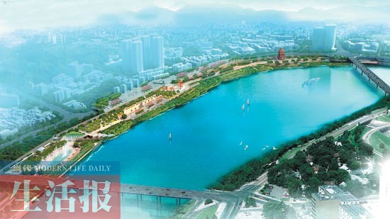 邕江古八景8月底重現江岸 將是中國最美河流