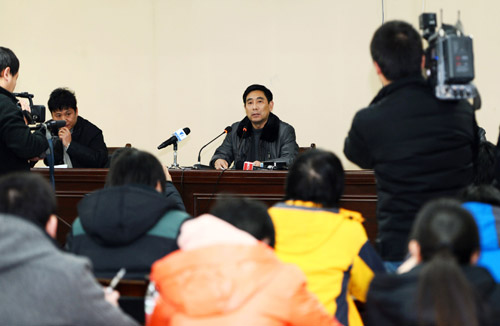 河南蘭考縣召開新聞通氣會 通報(bào)“1.04”火災(zāi)事件