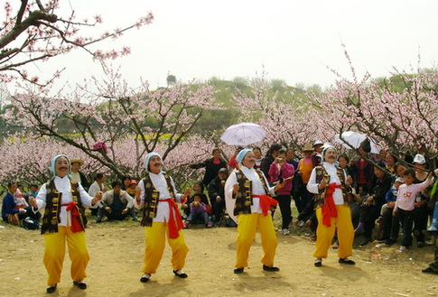湖北蘄春舉辦首屆桃花會（圖）