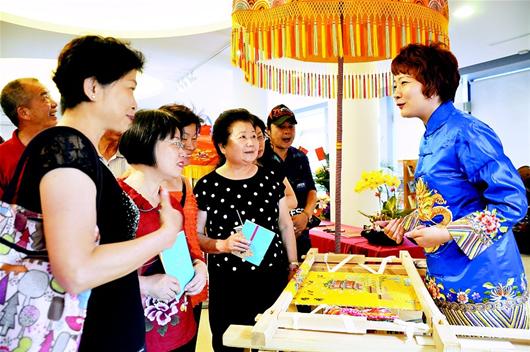 武漢民俗文化展在臺灣苗栗舉行