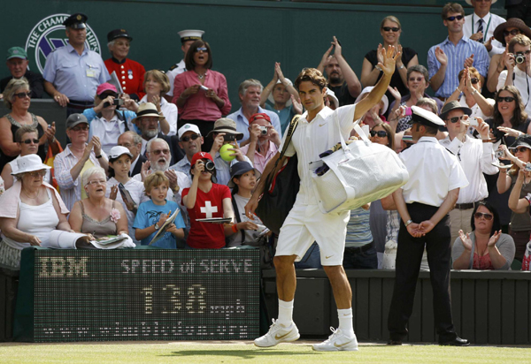 溫網(wǎng)：“瑞士天王”止步 三大種子晉級