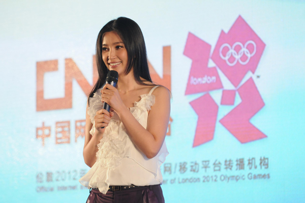CNTV發布奧運報道戰略 李冰冰成“倫敦行動”形象大使