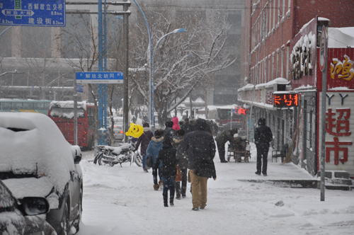 長春降暴雪