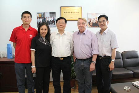 亞洲自行車展顧問耶格先生拜訪南京市會展業(yè)協(xié)會