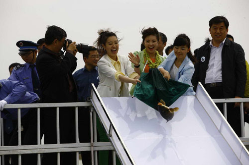 2013·濟寧北湖第二屆放魚節開幕
