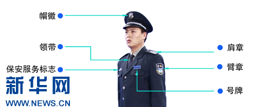 全國保安將換著新式服裝和統(tǒng)一標(biāo)志(組圖)