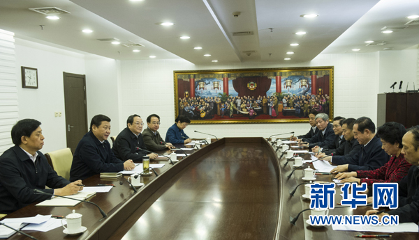 習近平:堅持和發展中國共產黨領導的多黨合作 為實現中共十八大確定的目標任務而奮斗