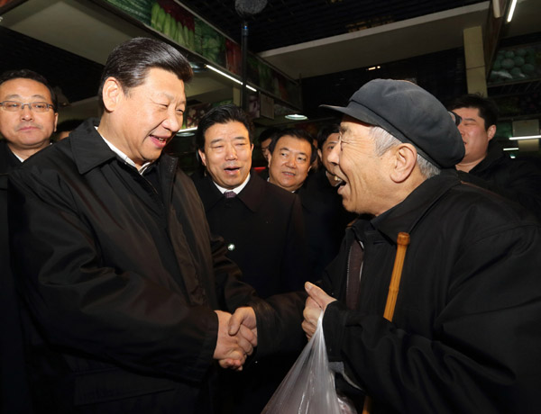 習近平春節前夕赴甘肅看望各族干部群眾