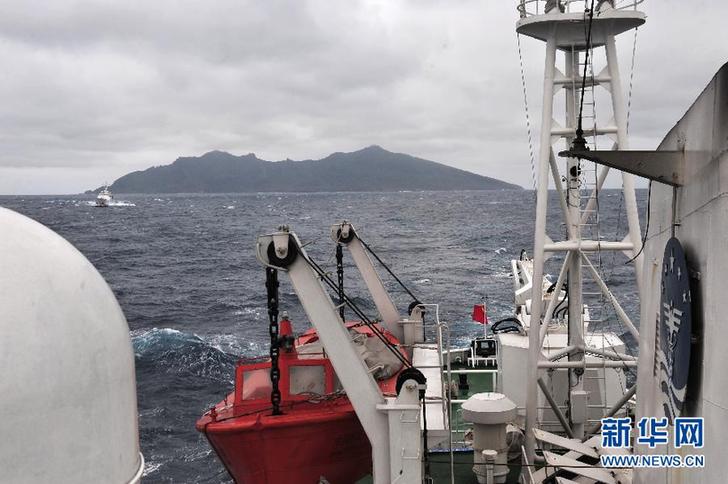 中國記者進釣魚島3海里海域拍攝島嶼全貌（組圖）