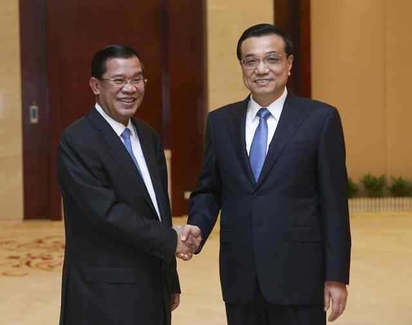 李克強會見東盟國家領導人