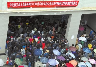 “國考”首日?qǐng)?bào)名爆棚 人數(shù)創(chuàng)5年來新高