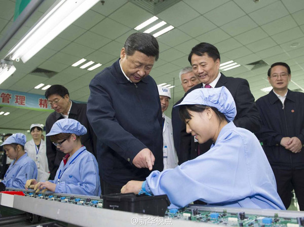 習近平鼓勵企業(yè)加強研發(fā)