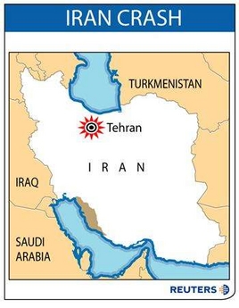 Iranian military plane crashes; 119 dead