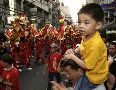中國文化影響日益提高 全球各國熱鬧慶賀春節(jié)