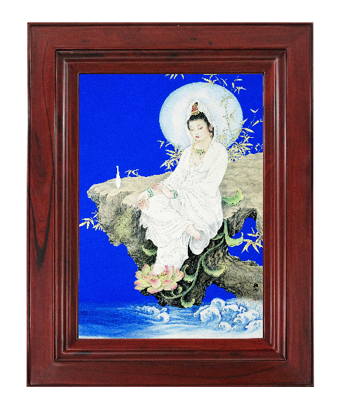 全國(guó)首款貴金屬名家畫(huà)作《觀自在》受熱捧