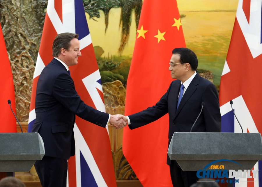 英國(guó)首相卡梅倫訪華精彩圖片集錦