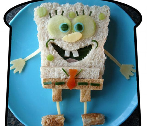 如何做飯孩子才愛吃？英一父親創(chuàng)異型三明治成名人