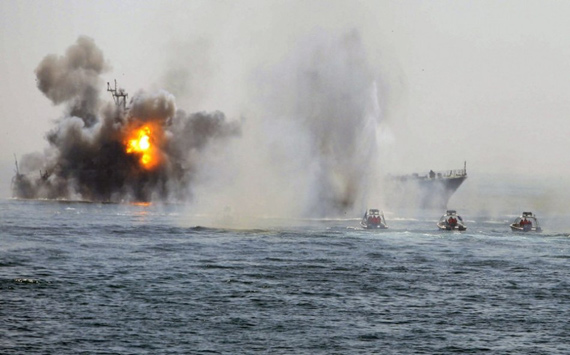 伊朗革命衛隊演習中發射5枚國產反艦導彈