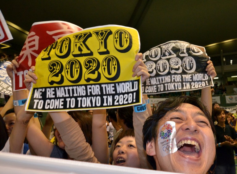 東京獲得2020年夏季奧運會舉辦權 民眾喜極而泣