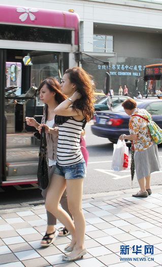 組圖：臺北街頭的美女