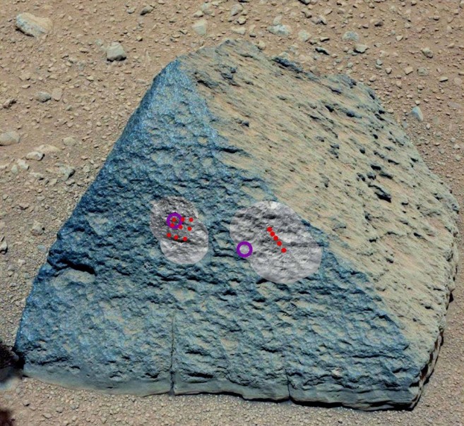 “好奇號”發現類地巖石 合成遠景照顯現火星荒涼風貌