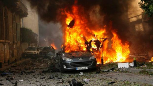 黎巴嫩首都爆炸致情報(bào)高官在內(nèi)10人死亡