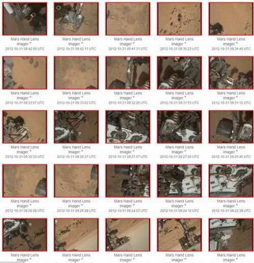 天文迷搶先NASA發布好奇號火星車“自拍照”