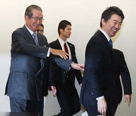大阪市長表態將推舉石原慎太郎出任日本下屆首相