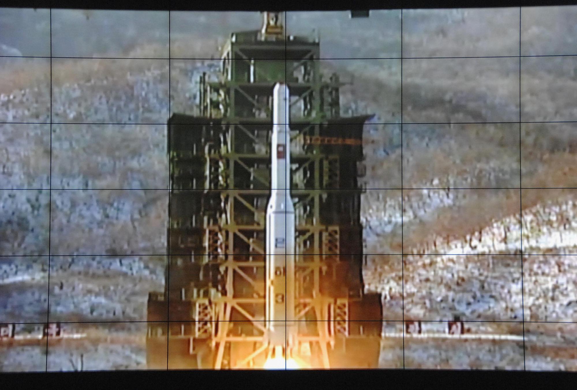 朝鮮公布衛(wèi)星入軌過(guò)程錄像 美日提前共享情報(bào)韓國(guó)不知情